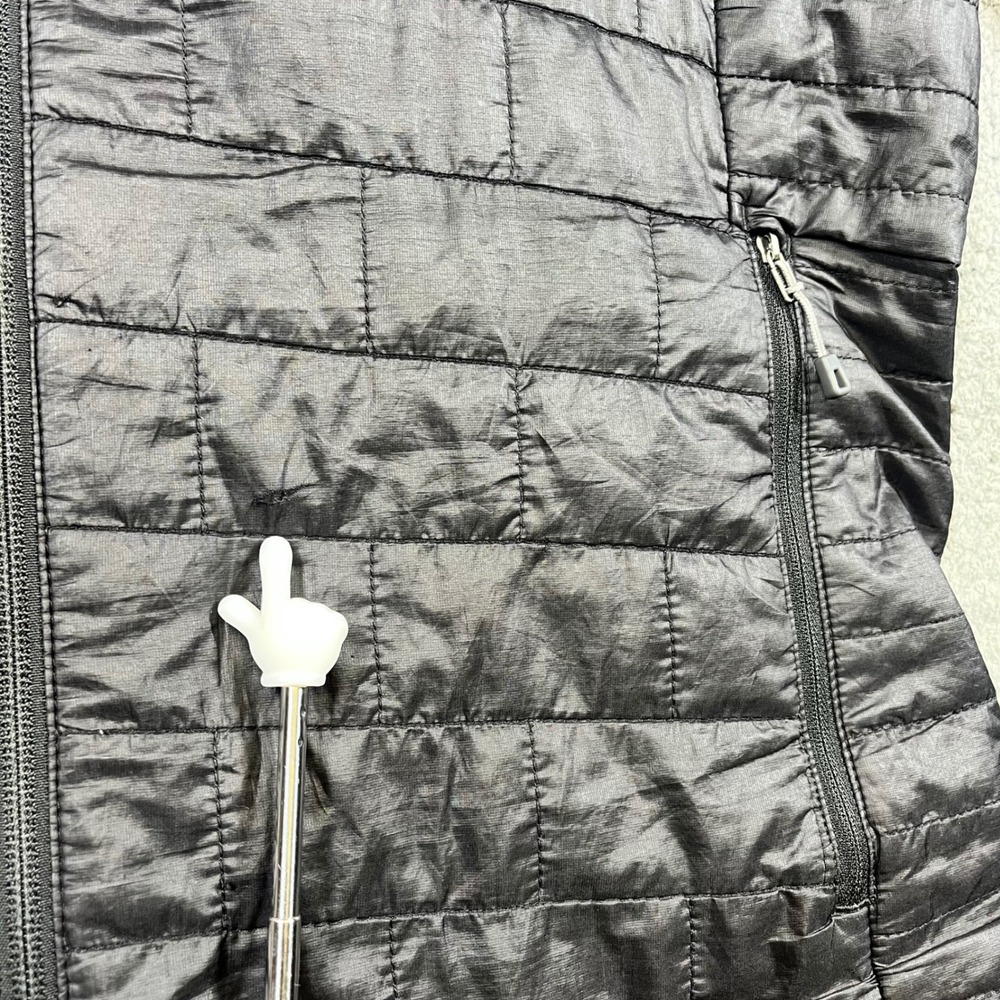 Patagonia Nano Puff Jacket Womens XL Black Quilted Insulated Full Zip Puffer - Picture 3 of 11